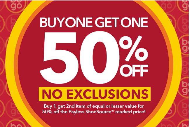 Payless Shoes BOGO Half OFF Sale â€“ Save 50% + Get FREE Shipping