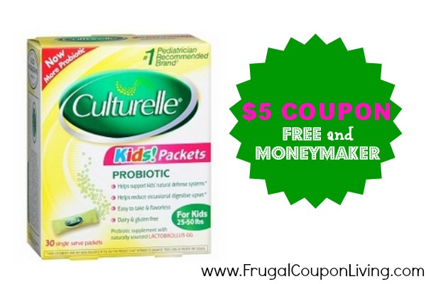 Culturelle Probiotic Coupon for Kids FREE and MONEYMAKER at CVS