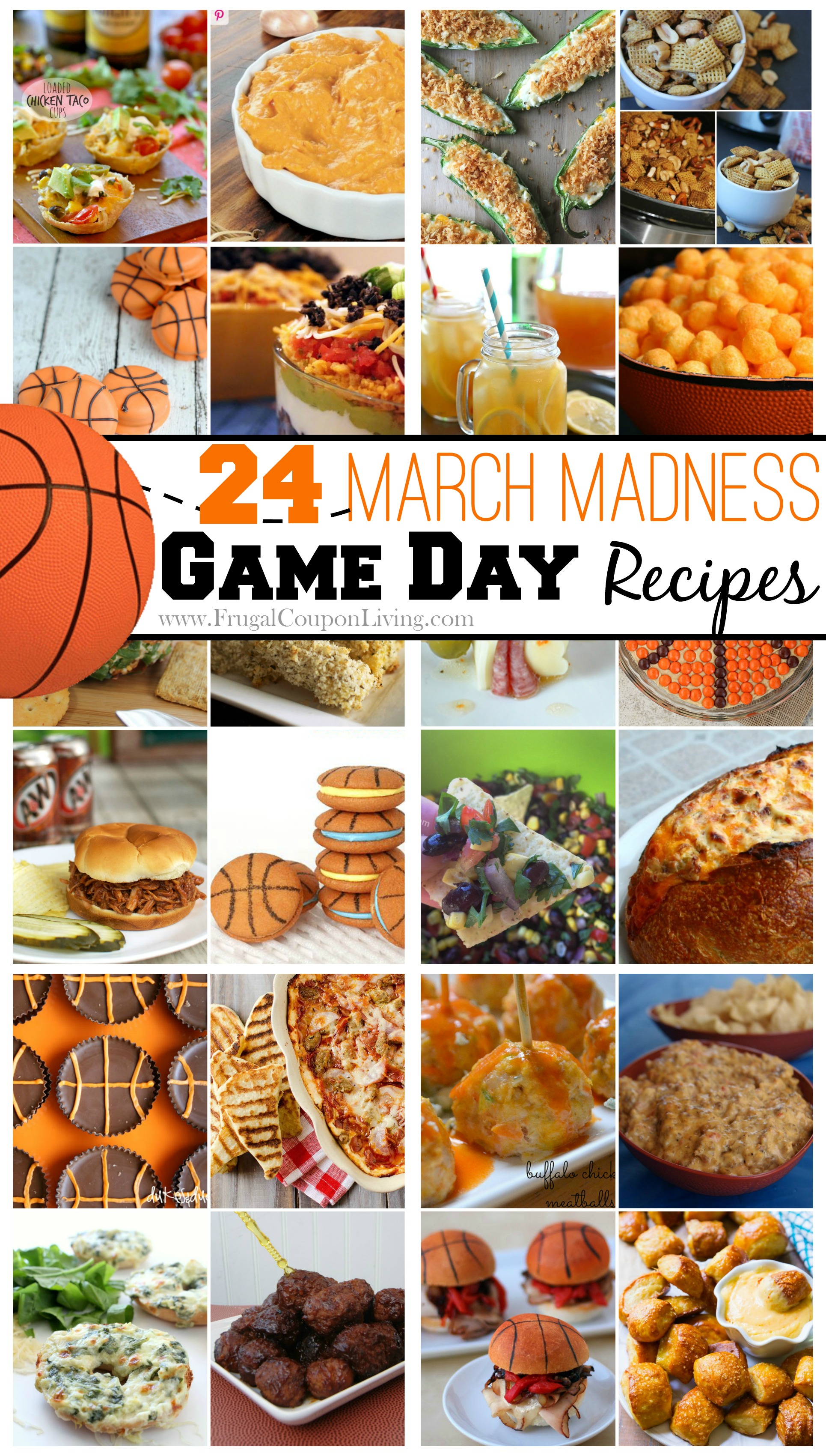 March Madness Food - Slam Dunk Bites for Your Entire Team