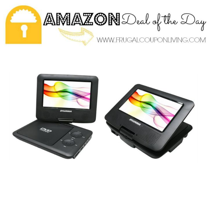 Sylvania 7-Inch Portable DVD Player only $39.99!