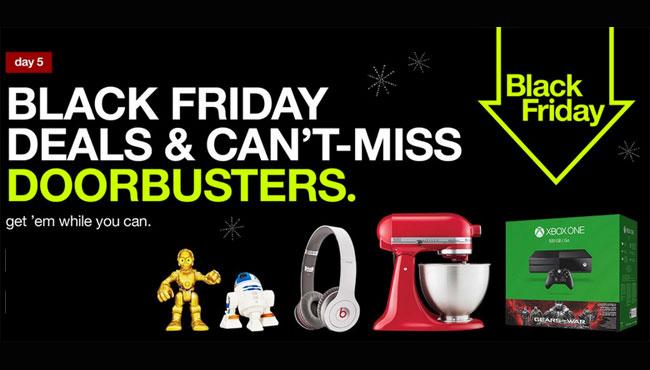 Target&#39;s Black Friday Doorbusters Available Online Now!