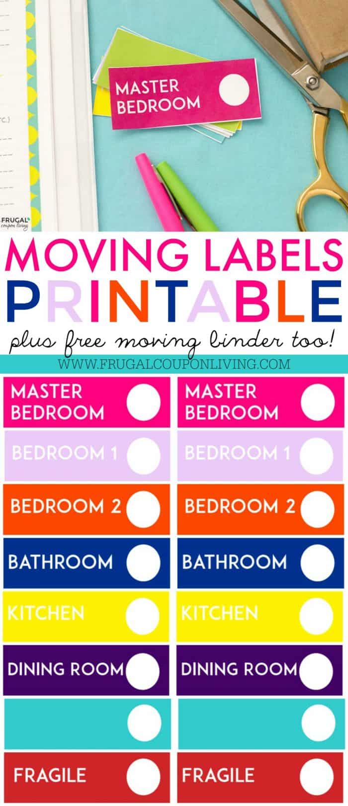FREE Moving Binder Printable