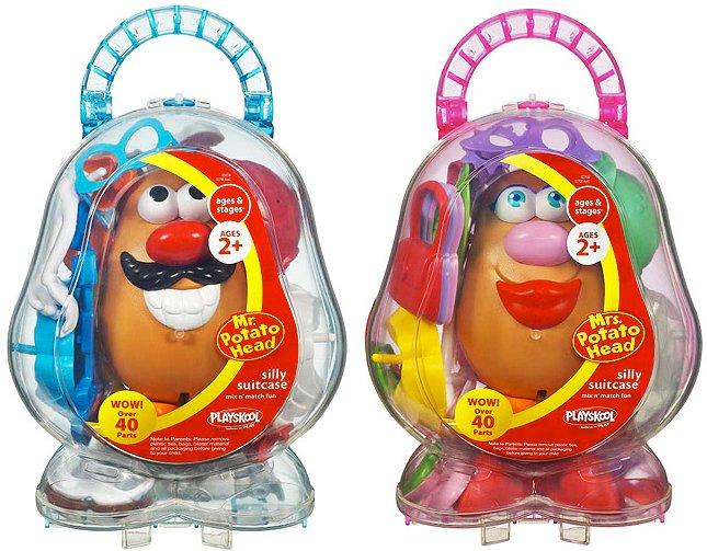 mr. mrs. potato head silly suitcase