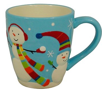 snowman mug
