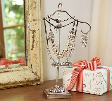 pottery parn jewelry stand