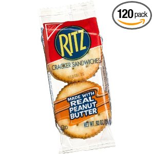 ritz peanut butter sandwiches