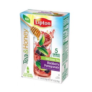lipton tea and honey stix