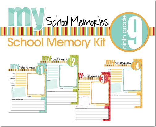 FREE School Memories Kit