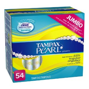tampax pearl 54 count