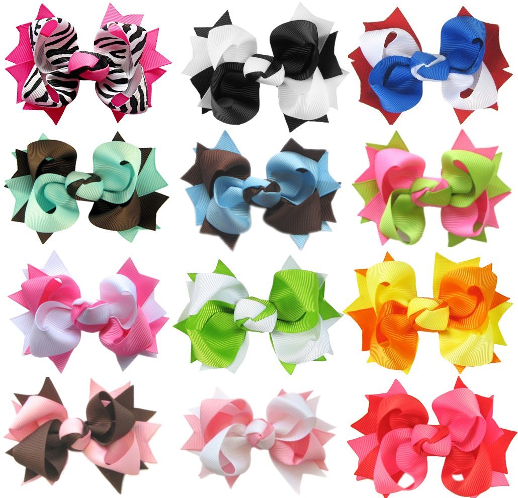 pinwheel hairbows