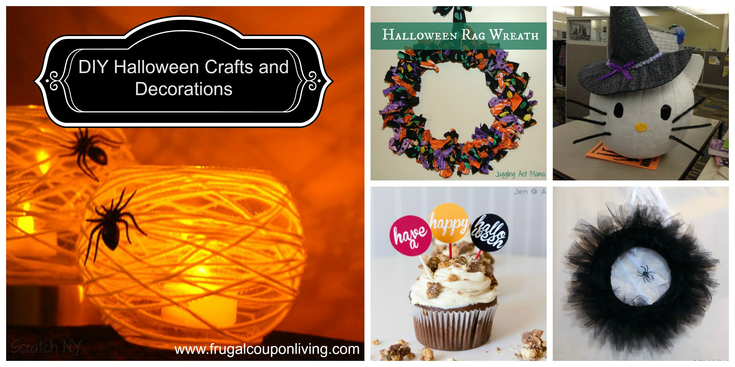  DIY  Halloween  Crafts and Decorations 