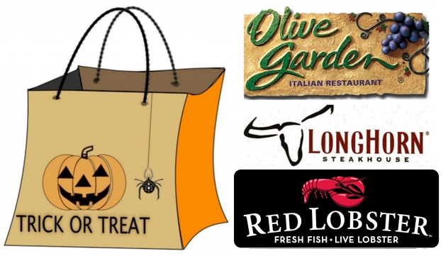 Kids Eat Free On Halloween At Olive Garden Red Lobster And Longhorn