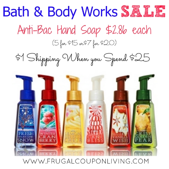 Bath & Body Works Sale - AntiBacterial Hand Soap As Low As $2.86 each