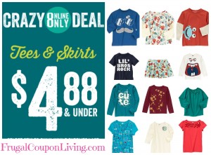 Crazy 8 Tee & Skirts $4.88 + Extra 20% Off Coupons