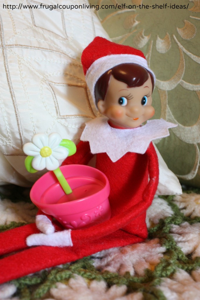 elf-on-the-shelf-ideas-flower-pot-frugal-coupon-living