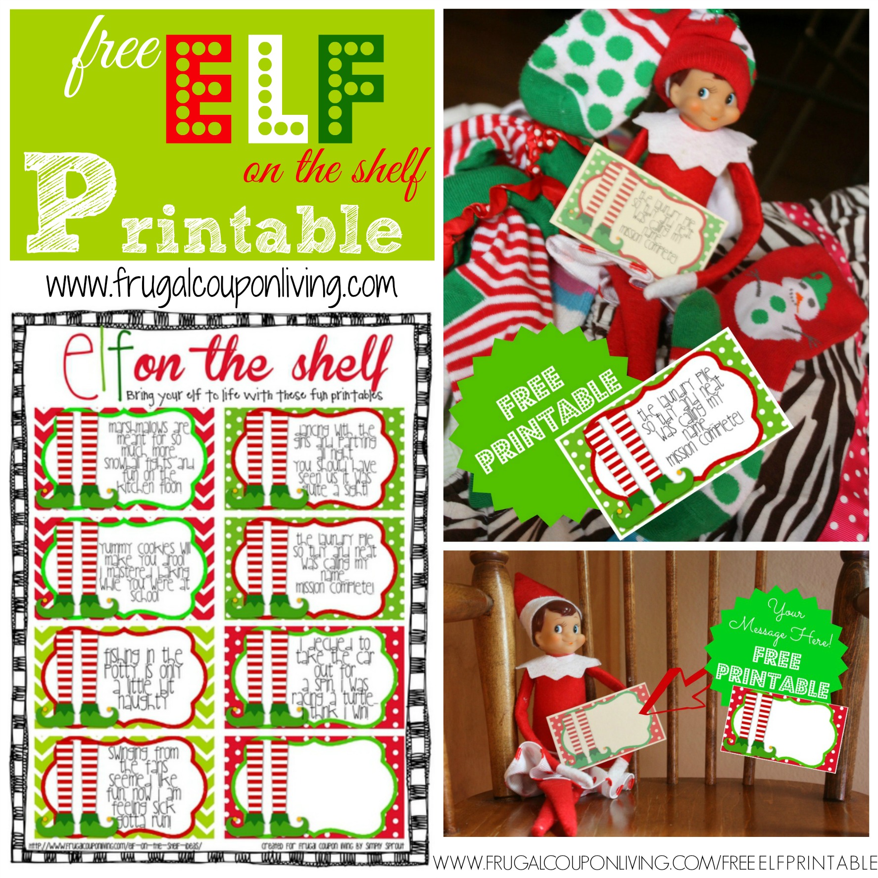 FREE Elf on The Shelf Printable Notes