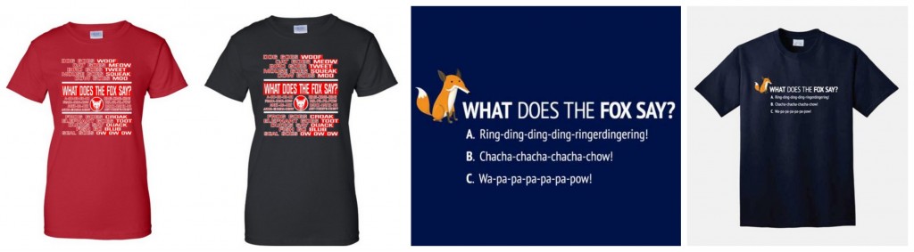 what does a fox say t