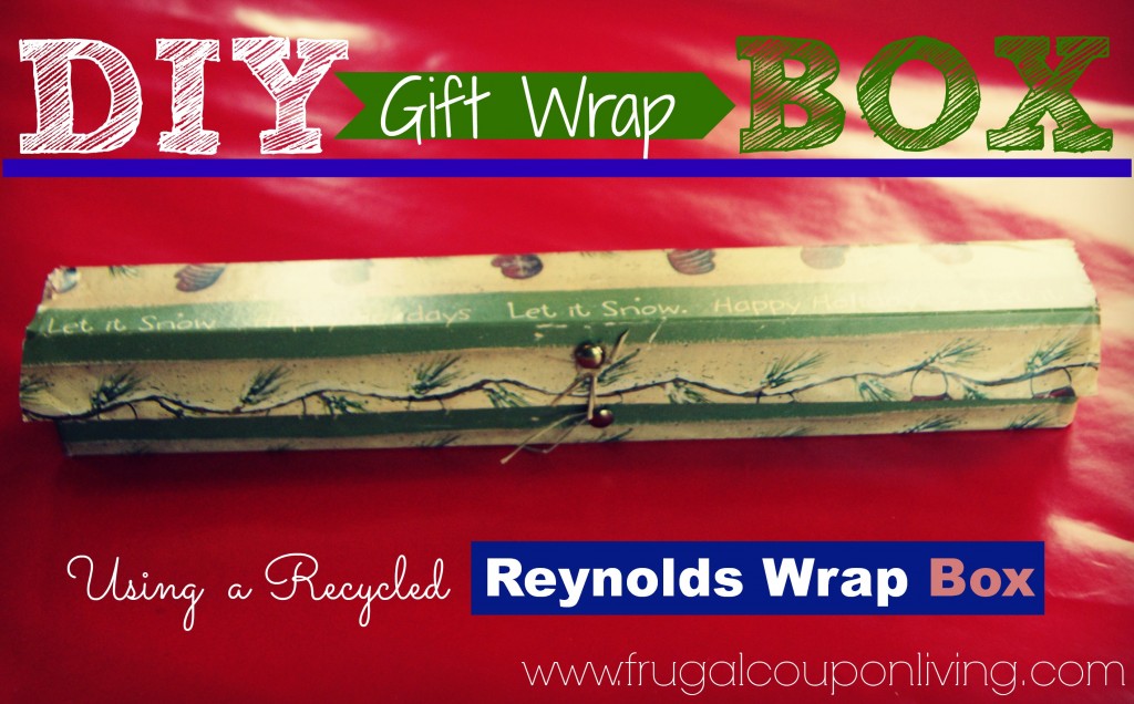 DIY Gift Wrap Box Tutorial Present Made from Reynolds Box