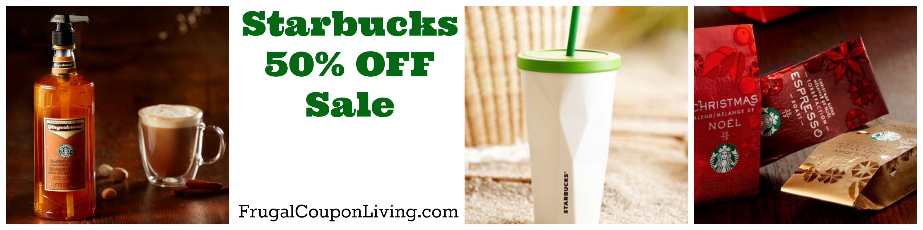 Starbucks 50 OFF Sale