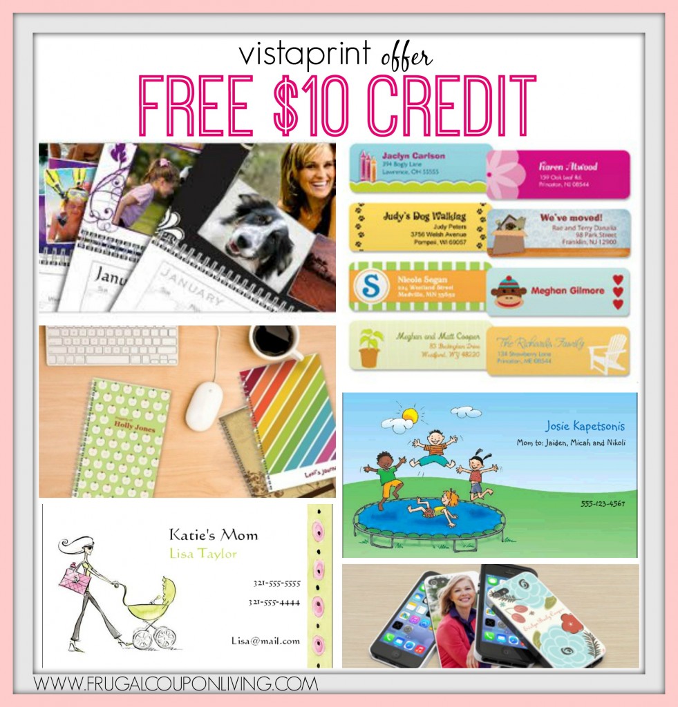 Vistaprint FREE $10 Dollar Credi
