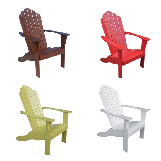 Adirondack Lounge Chair $72 + $10 Kohls Cash Back