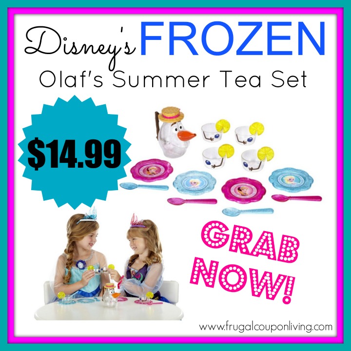 frozen olaf's summer tea set
