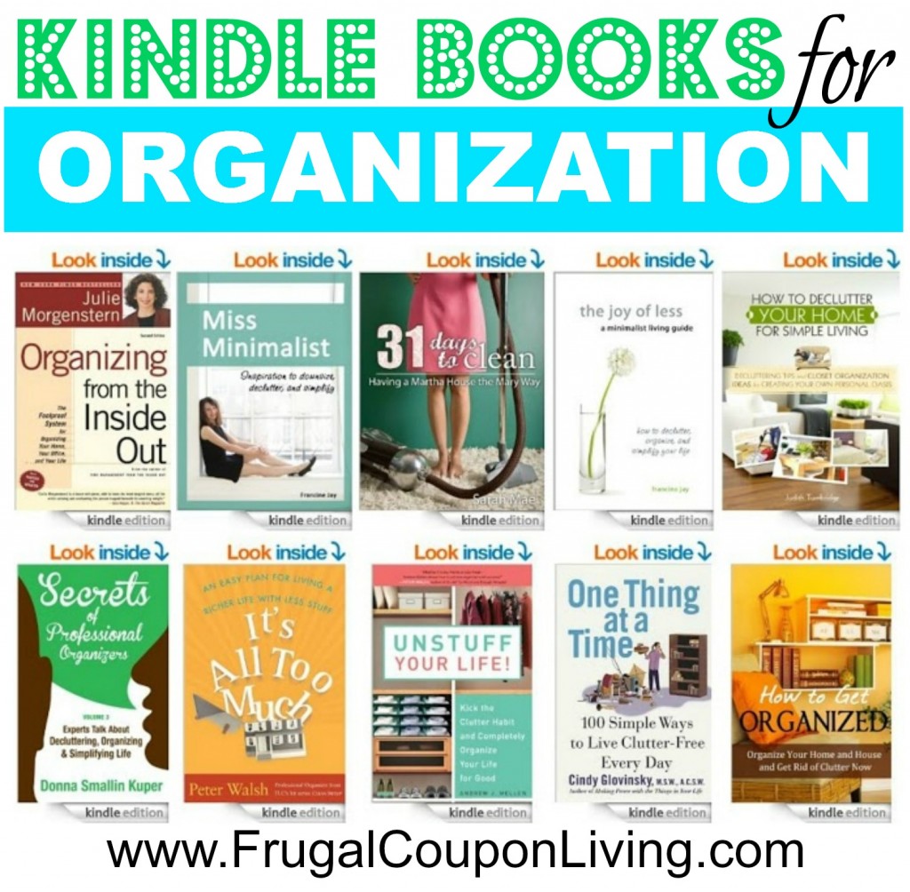 Kindle Books for Organization RoundUp, Read on Any Tablet, PC, Kindle