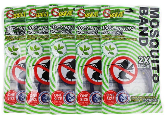 Bug Bam Mosquito-Repelling Wristbands