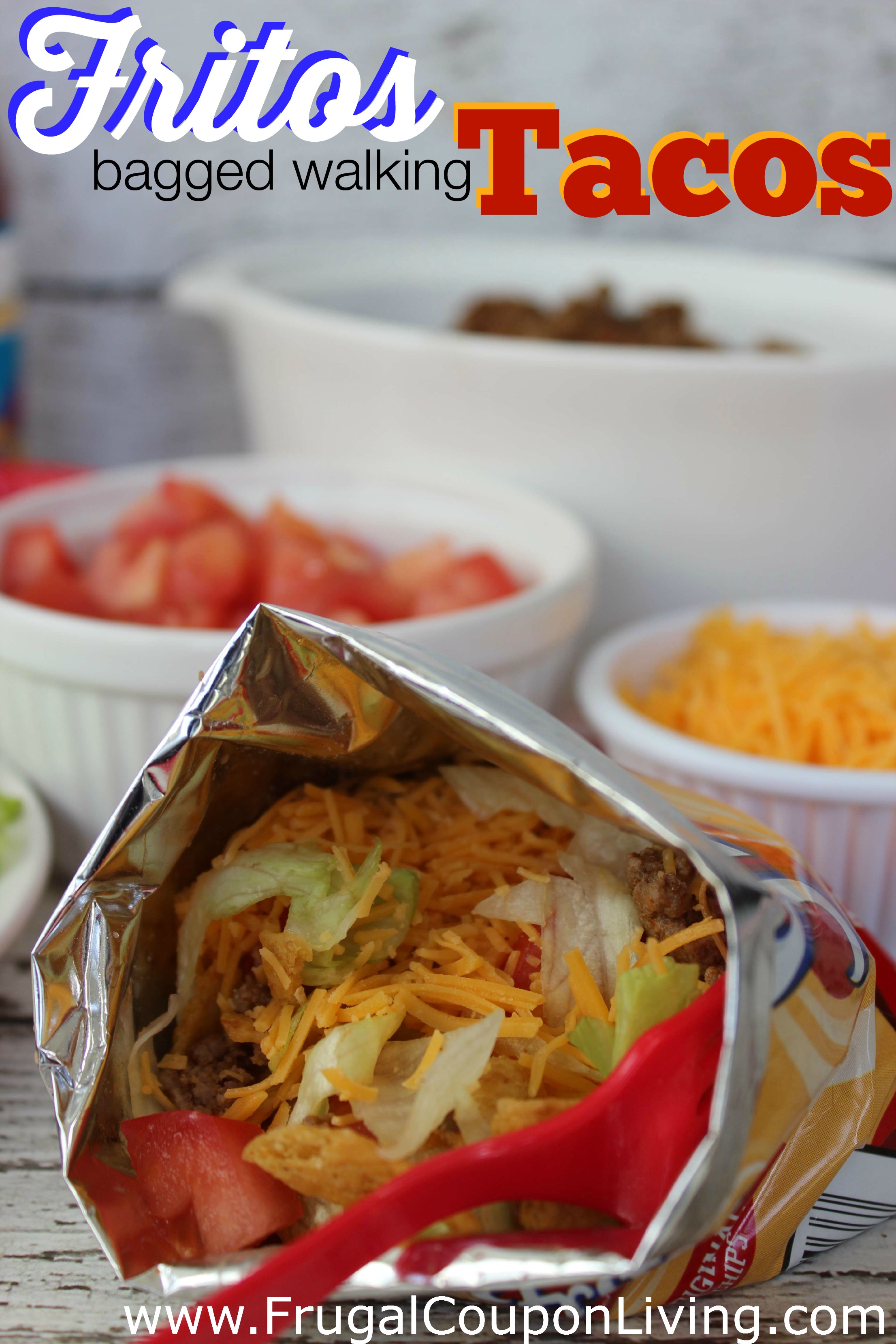 Kitty litter cake Fritos Bagged Walking Tacos Recipe - Also Use Doritos