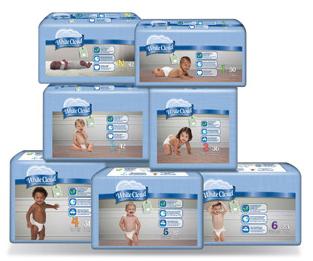 white cloud diapers