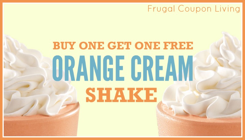 orange cream shake