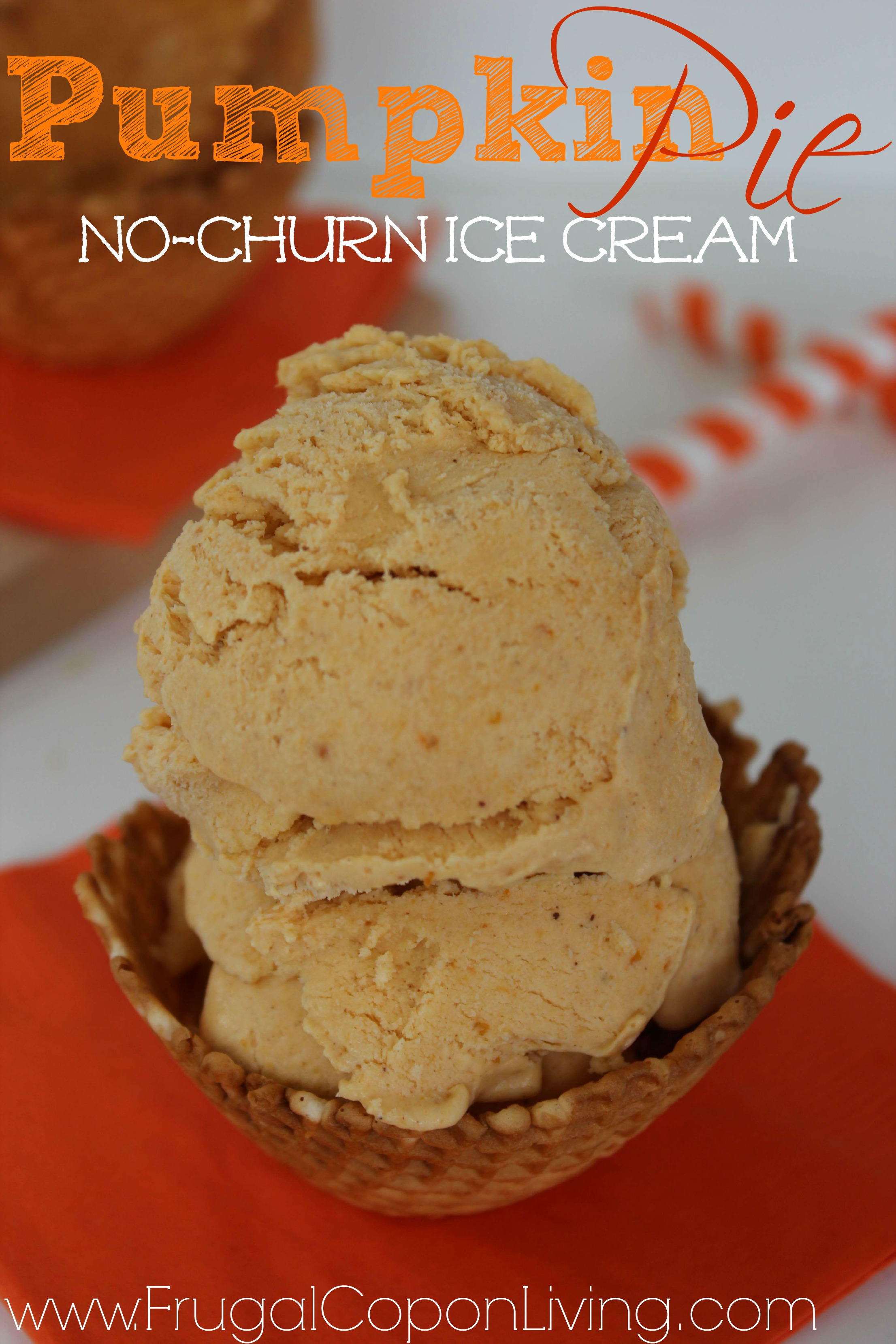 Pumpkin Pie Ice Cream | No-Churn Ice Cream Recipe