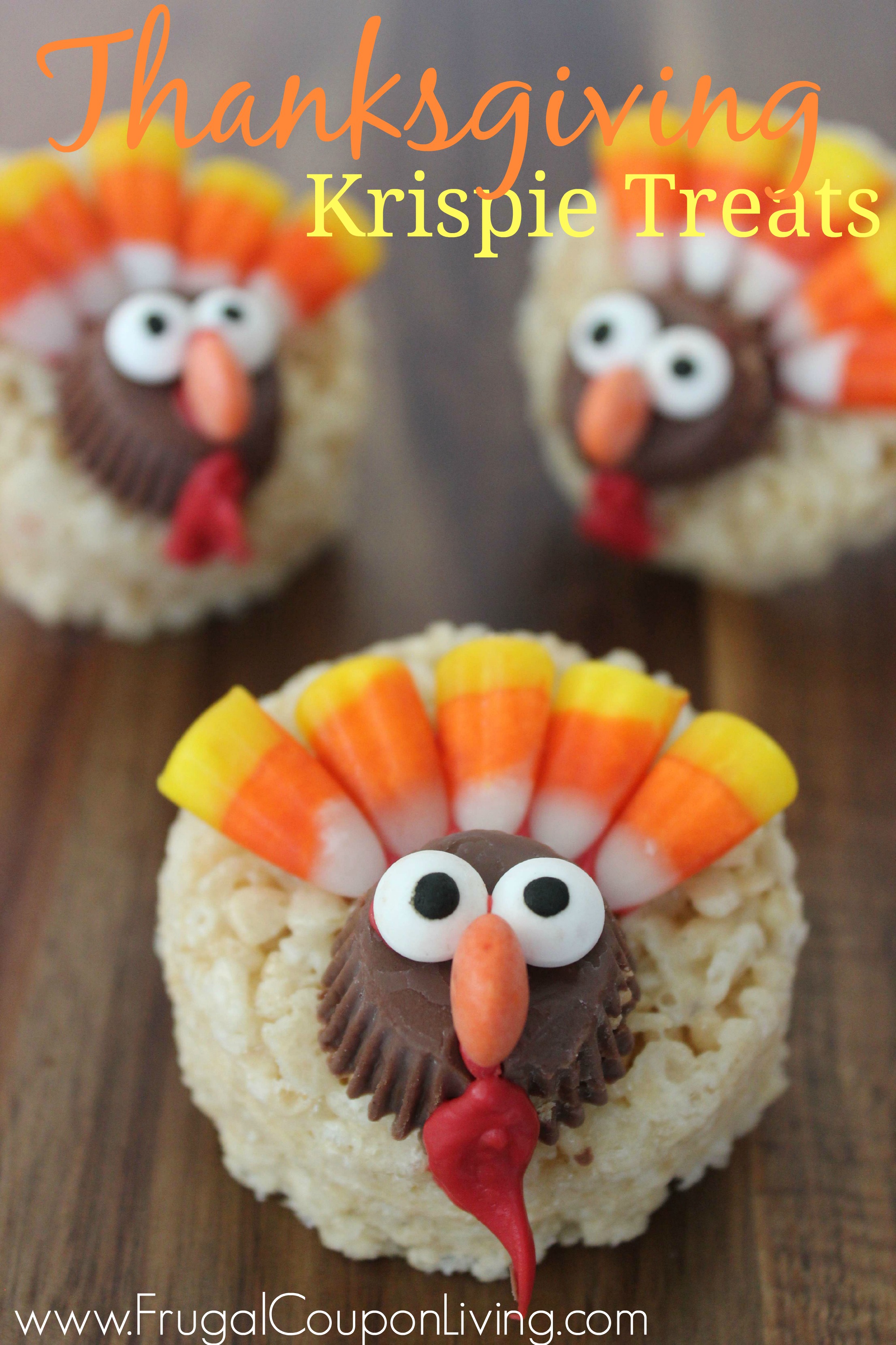 Thanksgiving Turkey Rice Krispie Treats