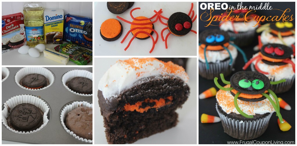 halloween-oreo-spider-cupcakes-frugal-coupon-living-collage