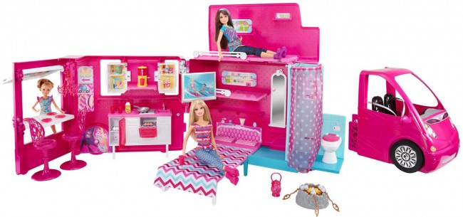 Barbie Sisters Life in The Dreamhouse Camper