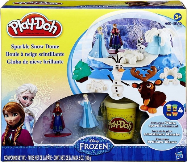 Frozen Play-Doh Sparkle Snow Dome