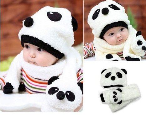 Panda Baby Hat Headdress