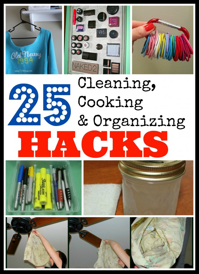 household hacks collage