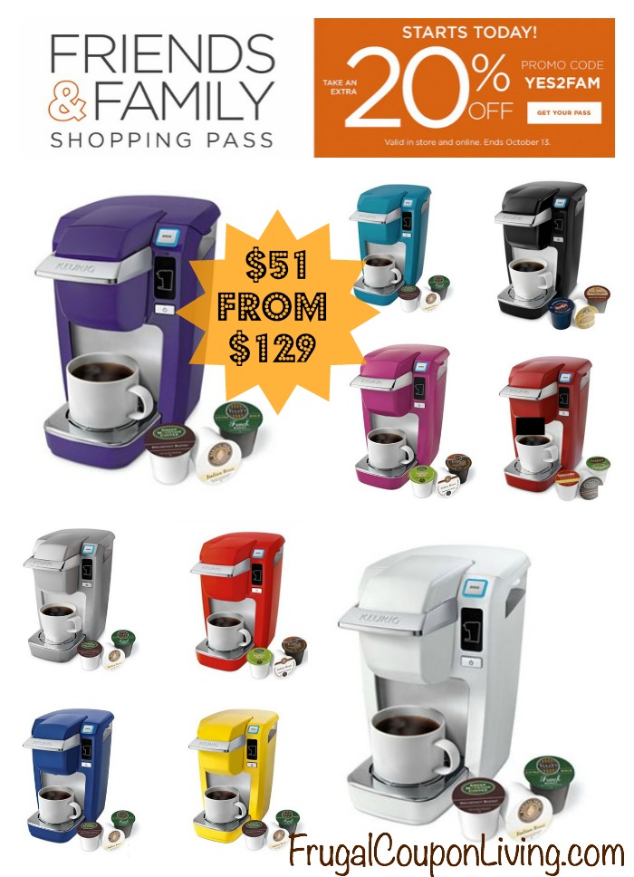 Keurig MINI Plus Personal Coffee Brewer 51 from 129