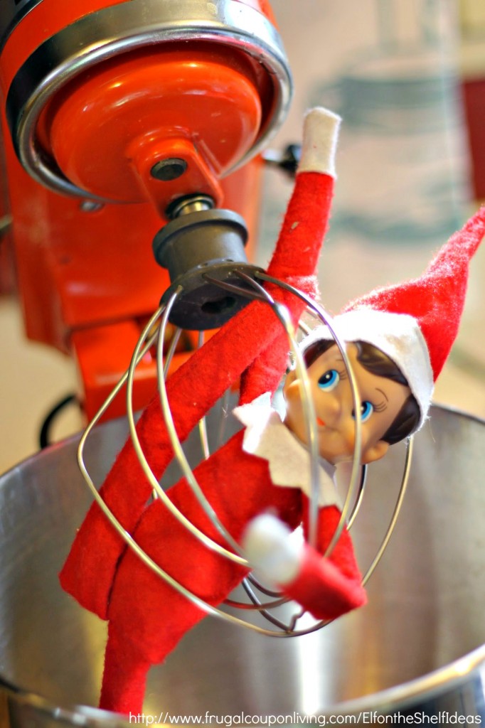 Elf on the Shelf Ideas - Elf is Mixed Up