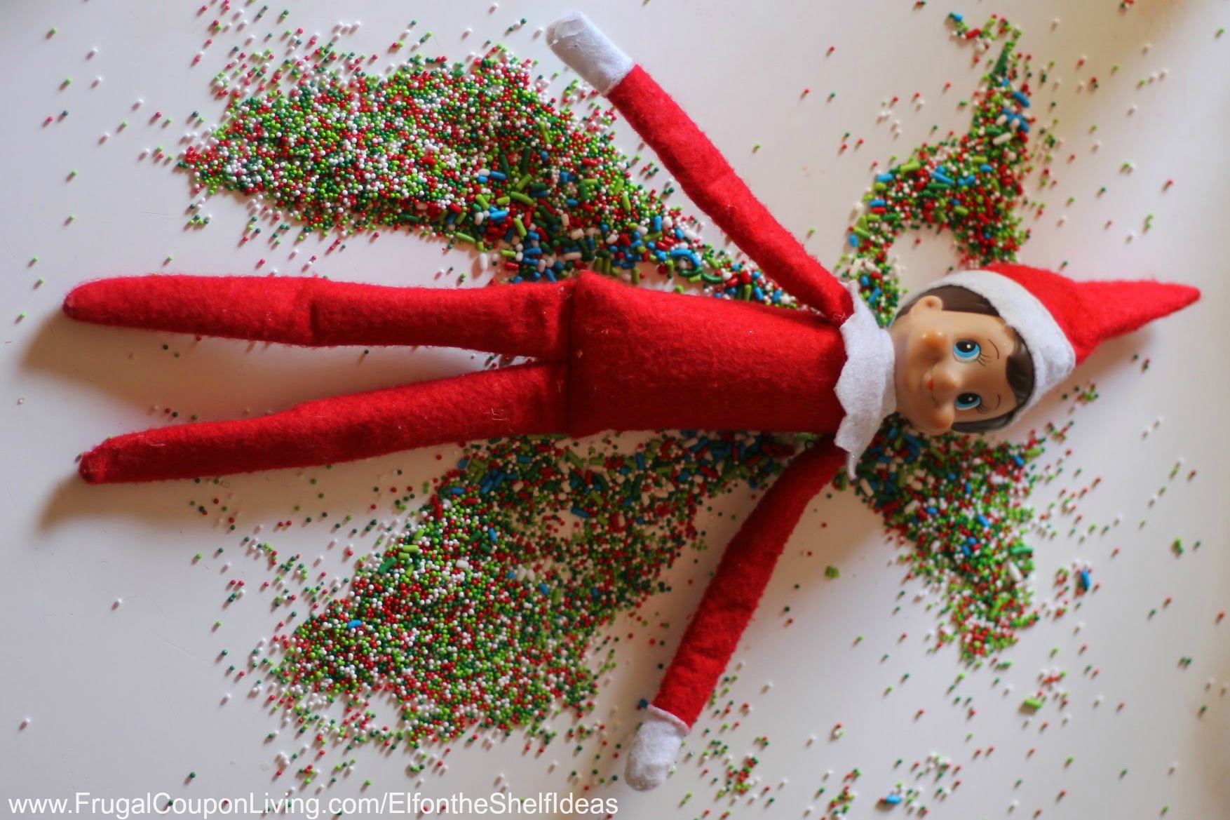 Elf on the Shelf Ideas Elf Snow Sprinkle Angel