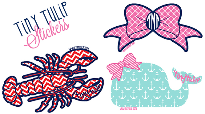 free tiny tulip stickers