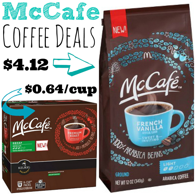 McCafe Coffee Deals 4.12 a Bag or 0.46 per KCup
