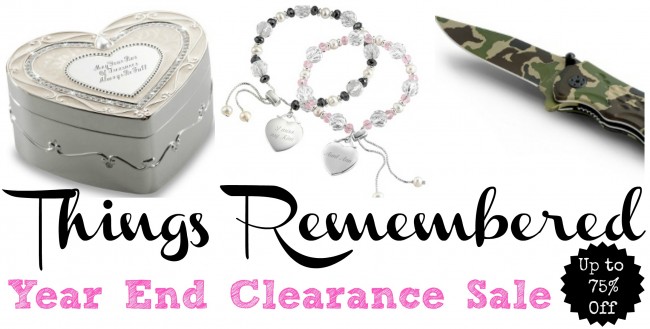 things remembered year end clearance sale 2