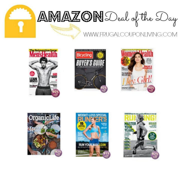 Amazon Deal of the Day 5 Magazine Subscriptions!