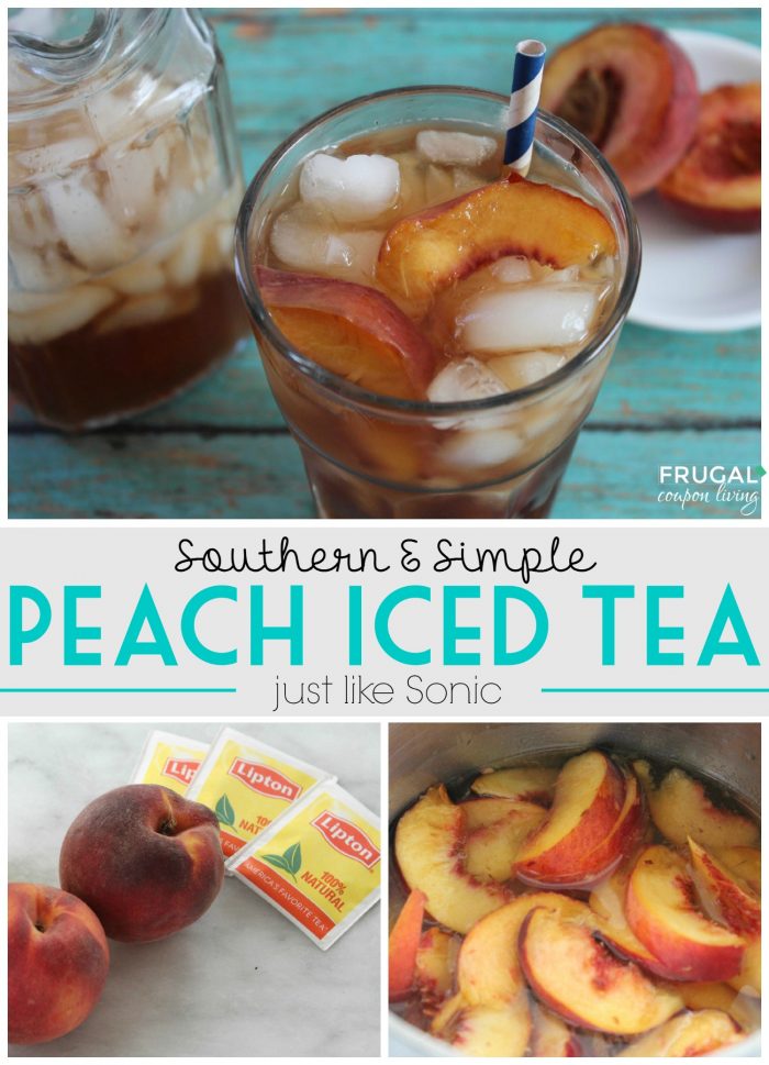 Simple & Southern Peach Iced Tea - Like Sonic