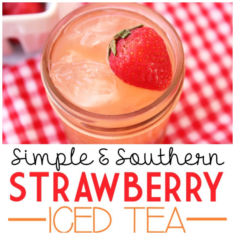 Simple & Southern Strawberry Sweet Tea