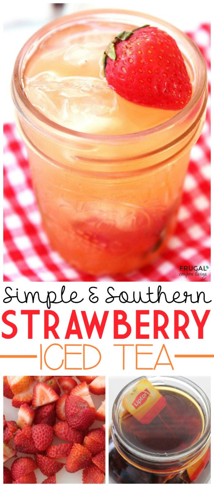 Simple & Southern Strawberry Sweet Tea