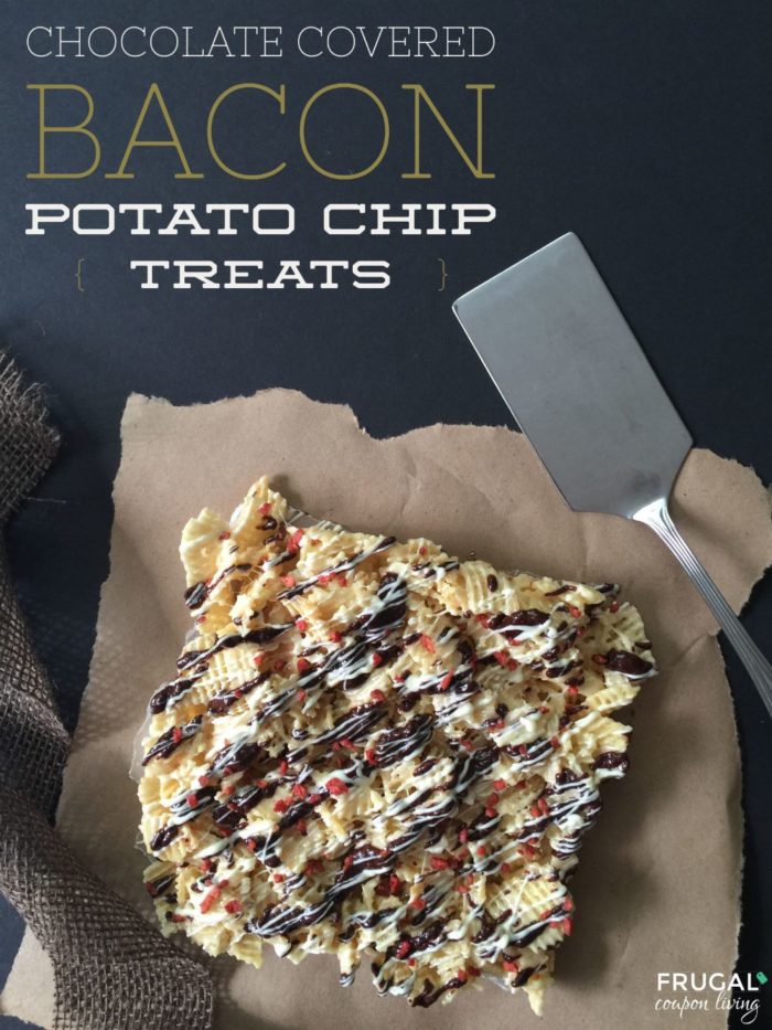 Chocolate Covered Bacon Potato Chips