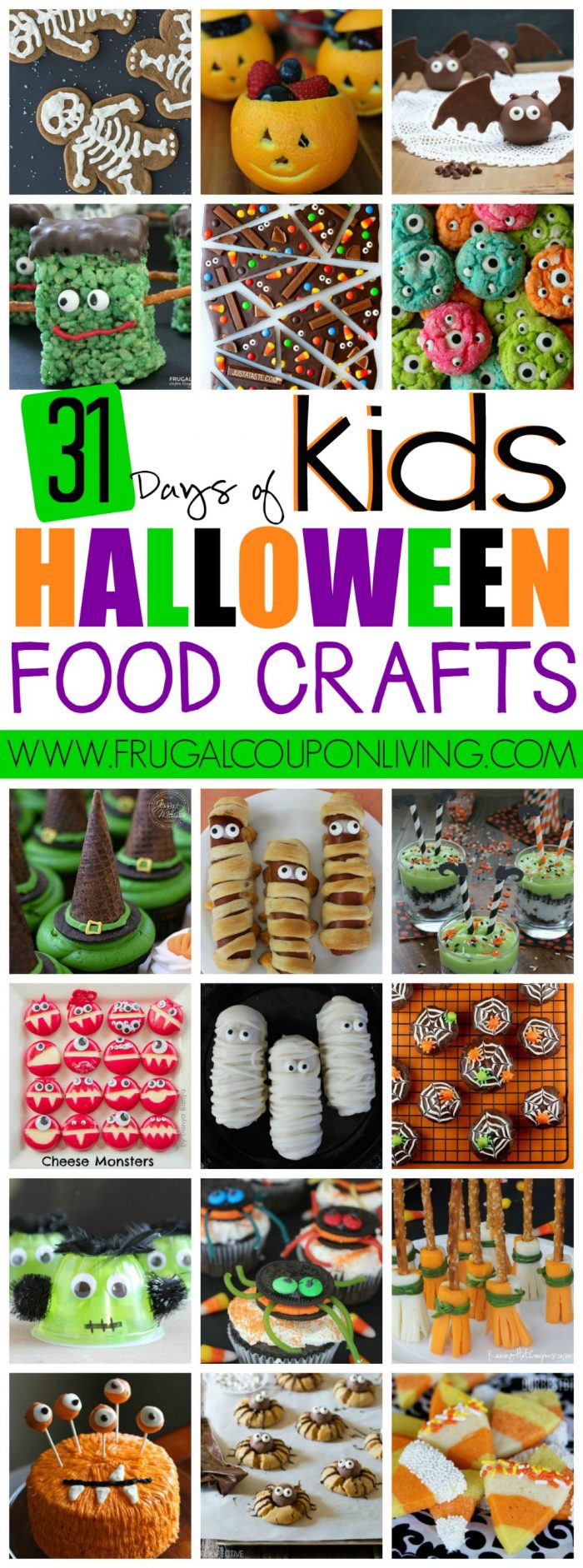 31 Days of Kid's Halloween Food Crafts